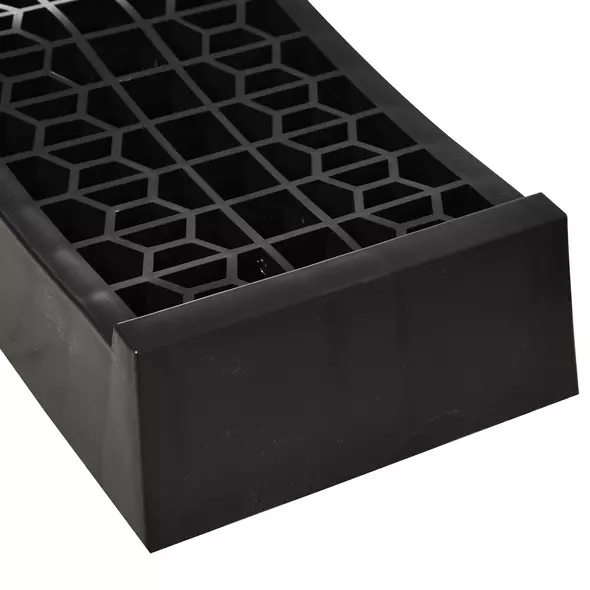 HOMCOM 2PCS Car Ramps, 3 Ton Low Entrance Plastic Curb Ramps with Anti-Slip Surface, Car Lift for Garage Workshop Cars SUVs Small Vans - 9