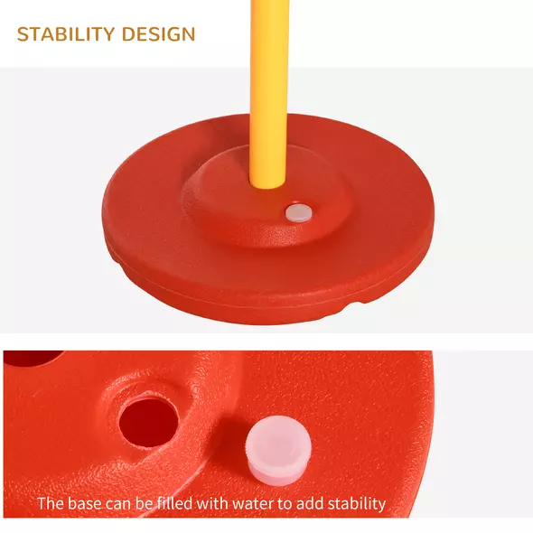 PawHut Dog Agility Equipment Training Portable Obstacle for Pet w/Adjustable Hurdles, Jumping Ring, Weave Poles - 7