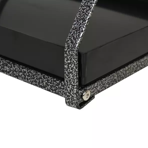 PawHut Parrot Stand Bird Stand w/Wood Perch Ladder Feeder Removable Tray - 7