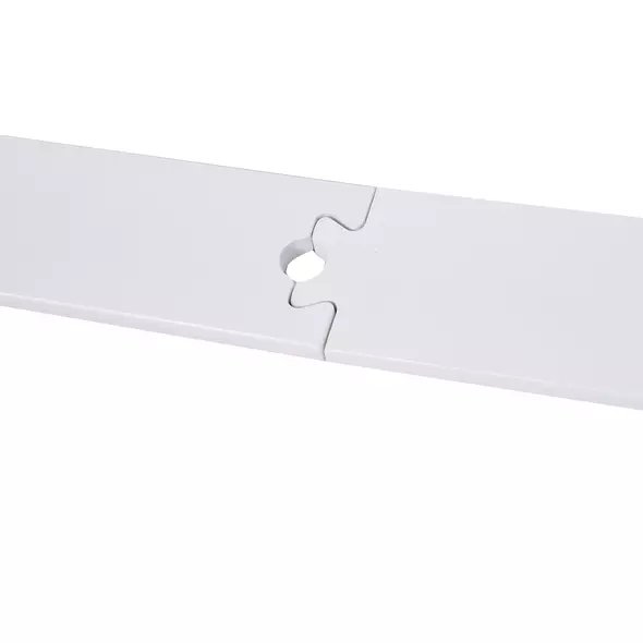 HOMCOM 6FT Rustic Interior Sliding Barn Door Mounting Hardware Kit - White - 7