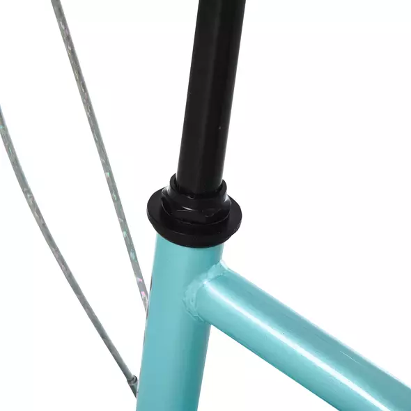 HOMCOM Stunt Scooter, Kids Scooter, 12'' Rubber Tyre Kick Scooter with Adjustable Handlebar, Dual Brakes, Blue - 9