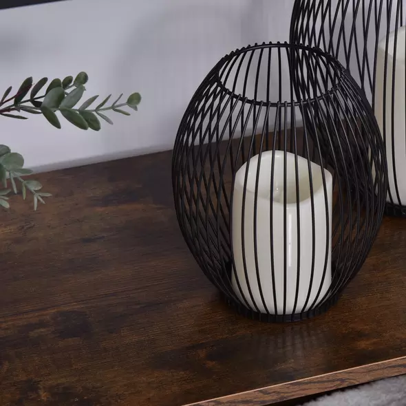 HOMCOM Industrial Bookshelf, Storage Shelf, Large Bookcase with 3 Open Shelves, Multifunctional Rack for Living Room, Office, Rustic Brown and Black - 9