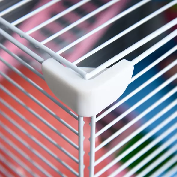 PawHut 5 Tier Hamster Cage Carrier Habitat w/ Exercise Wheels, Tunnel, Green - 8