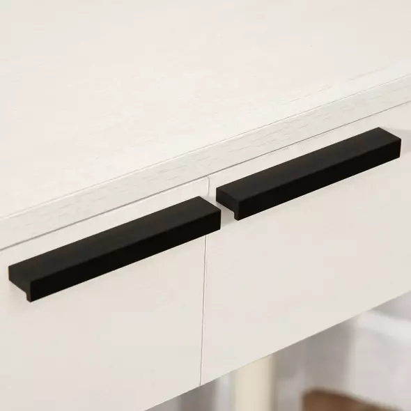 HOMCOM Modern Dressing Table with Round Mirror and Stool, Makeup Vanity Table with 2 Drawers for Bedroom, Living Room, 80 x 40 x 123 cm, White - 8