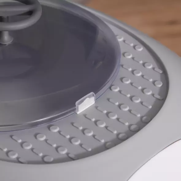 PawHut Cat Litter Box Toilet with Litter Scoop Enclosed Drawer, Front Entry Top Exit, Easy To Clean Grey - 7