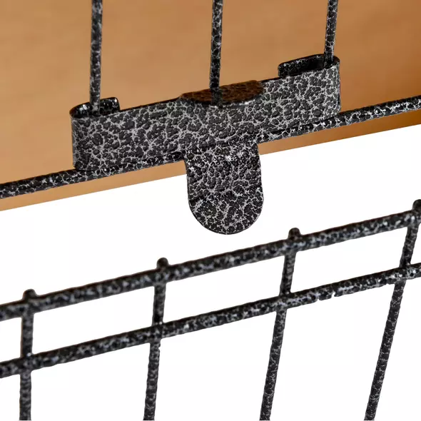 PawHut Guinea Pig Hutch Rabbit Hutch Wood-metal Elevated Pet House Bunny Cage with No-Leak Tray Ramp Openable Roof Outdoor 89.5 x 45 x 81cm Light Yellow - 9