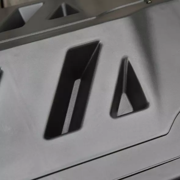 Outsunny 160L 360° Rotating Dual Chamber Composter - Black - 9