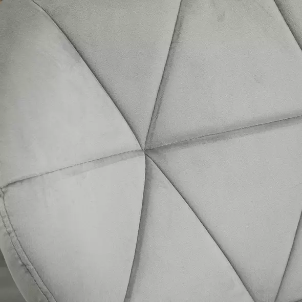 HOMCOM Adjustable Bar Stools Set of 2, Armless Upholstered Swivel Counter Chairs, Barstools with Back, Footrest, Light Grey - 9