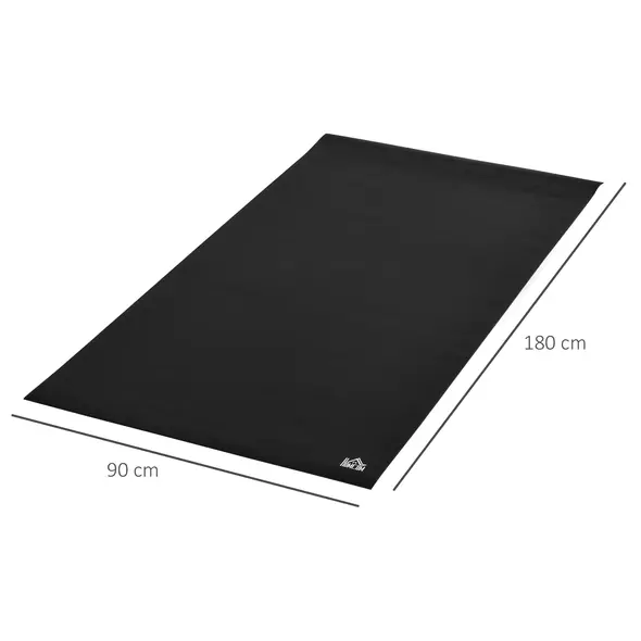 HOMCOM Multi-purpose Exercise Equipment Protection Mat Non-slip Floor Protector Gym Fitness Workout Training Mat 180 x 90cm - 3