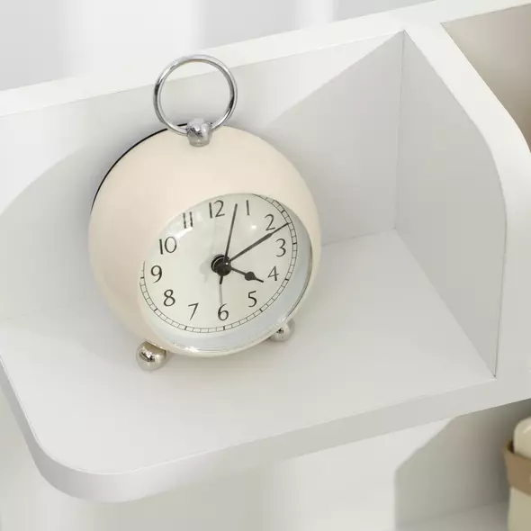 HOMCOM Bedside Table, Small Bedside Cabinet with 2 Drawers and Storage Shelves, Modern Nightstand for Bedroom, White - 8