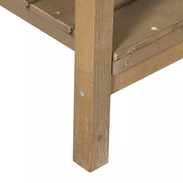 Outsunny Wooden Herb Planter Raised Bed Container Garden Plant Stand Bed 8 Boxes 110L x 46W x 76Hcm Brown - 9