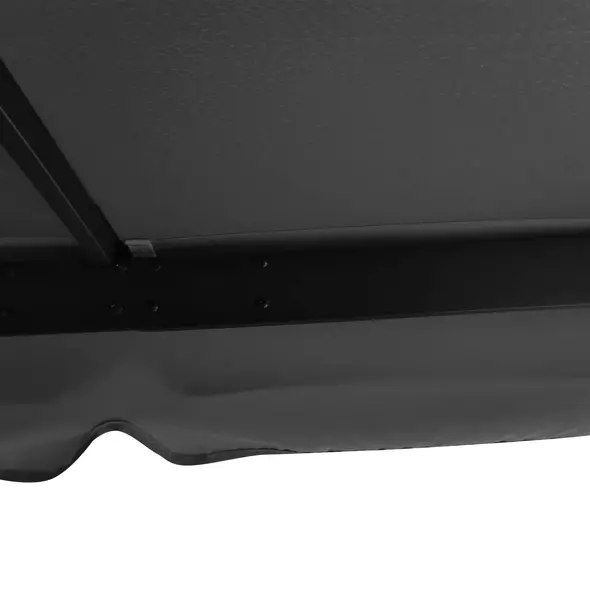 Outsunny 3 x 3(m) Patio Gazebo Canopy Garden Pavilion Tent Shelter Marquee with 2 Tier Water Repellent Roof, Mosquito Netting and Curtains, Aluminium Frame, Dark Grey - 8