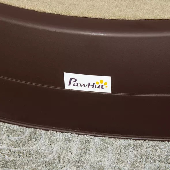 PawHut Foldable Dog Steps for Bed Sofa, Portable Dog Stairs 3-Step for High Bed, Pet Stairs with Non-slip Mats for Small and Miniature Breeds, 49 x 38 x 38 cm, Brown - 9